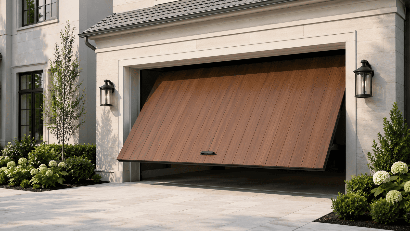 Garage door repair in progress — Yarraville